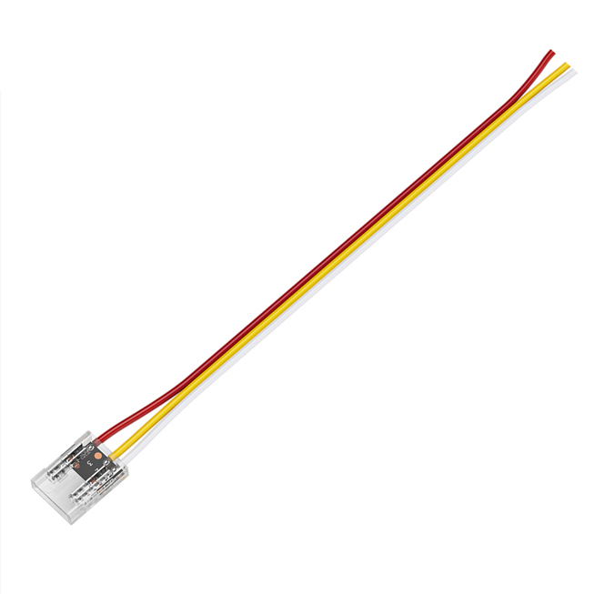 COB 3 Pin LED Strip Connector For 10mm CCT Dimmable LED Strip Lights COB 3 Pin LED Strip Connector For 10mm CCT Dimmable LED Strip Lights
